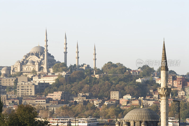 Suleymaniye和Sokollu清真寺/伊斯坦布尔